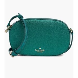 Kate Spade New York glimmer oval camera bag
FESTIVE TEAL